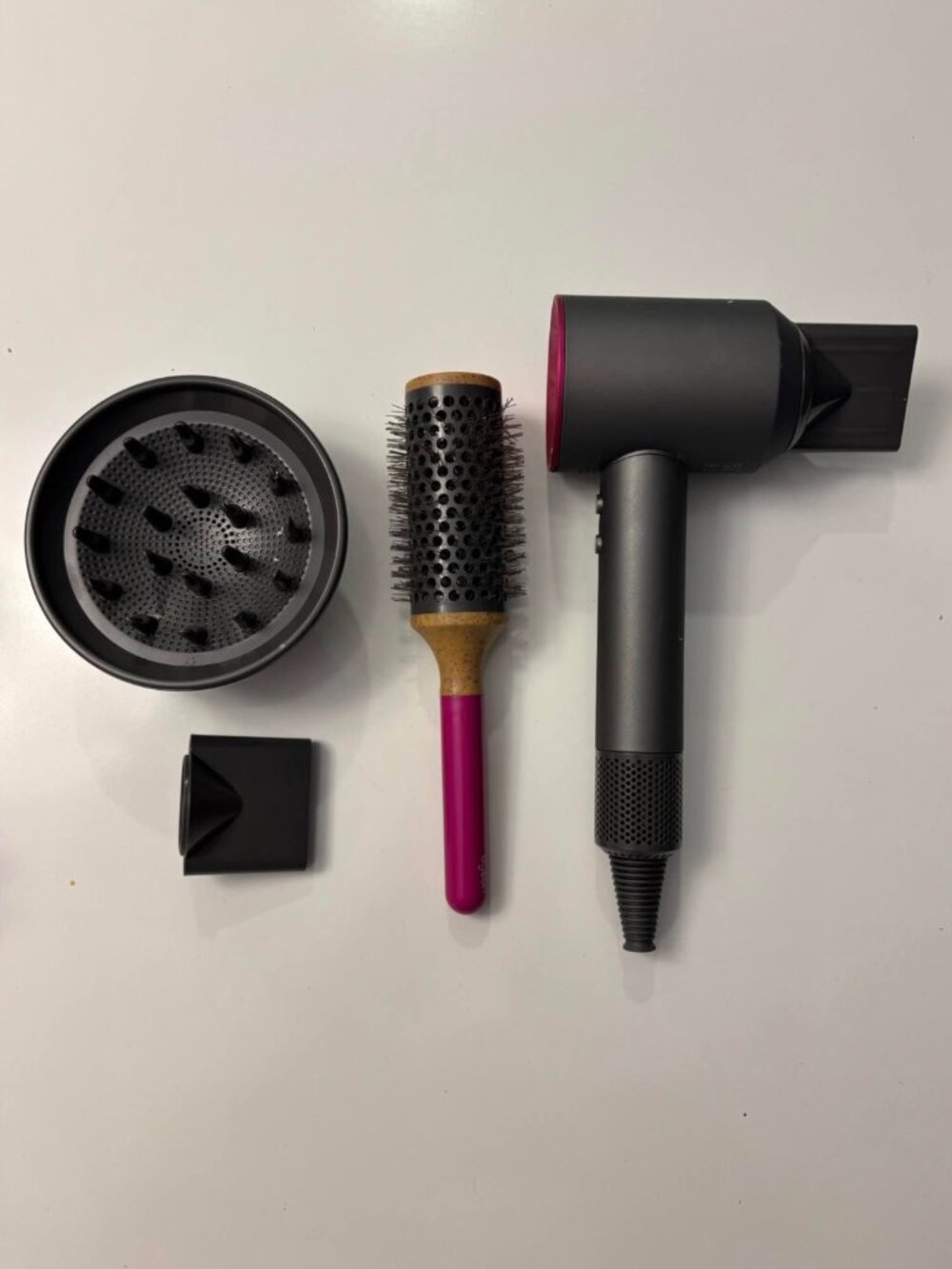 Kids Dyson Hair Styling Set- Blowdryer Works! by Casdon